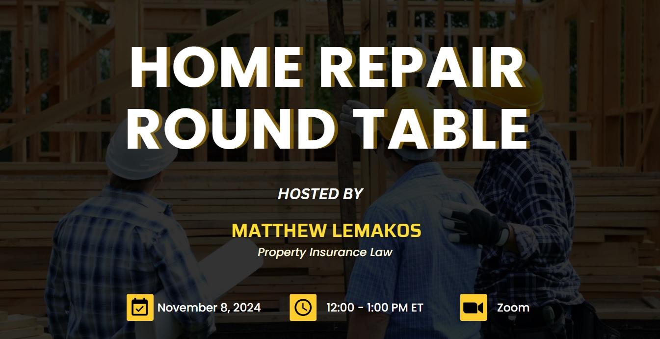 Home Repair Roundtable